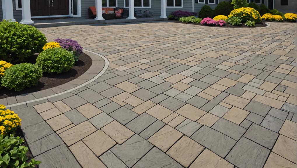 comparing stamped concrete pavers