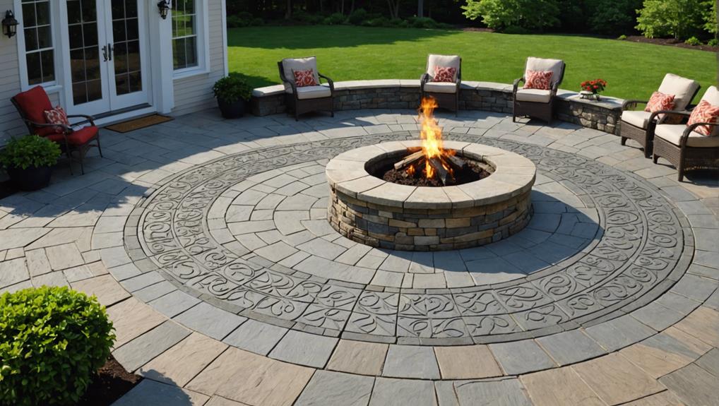 stamped concrete design variety