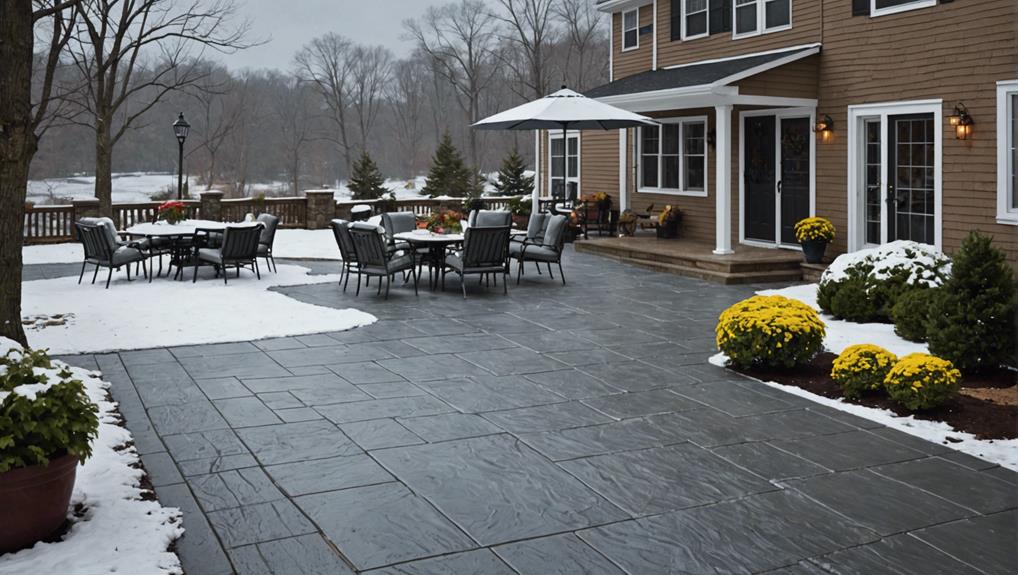 stamped concrete durability test