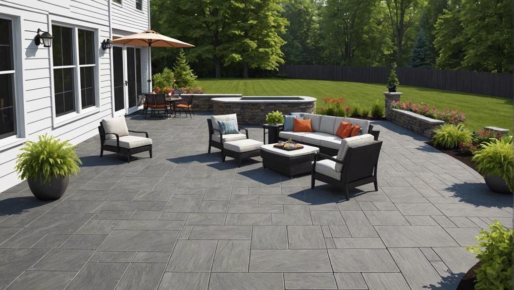 stamped concrete increases value